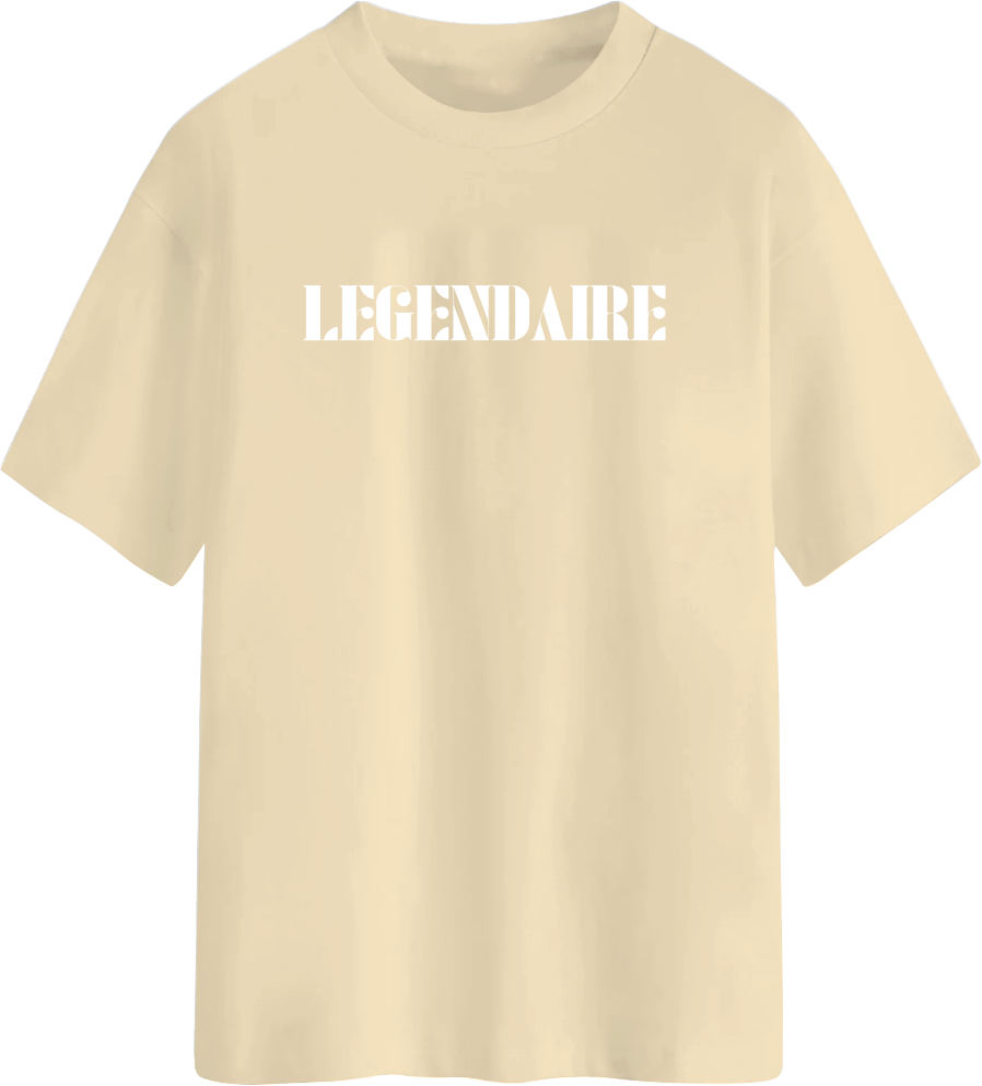 T-shirt oversize Black M - Légendaire beige