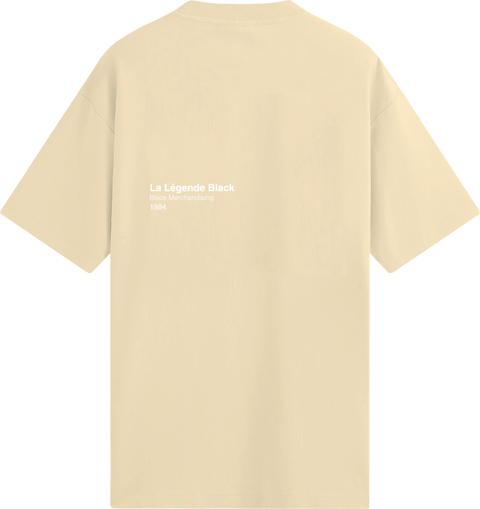 T-shirt oversize Black M - Légendaire beige