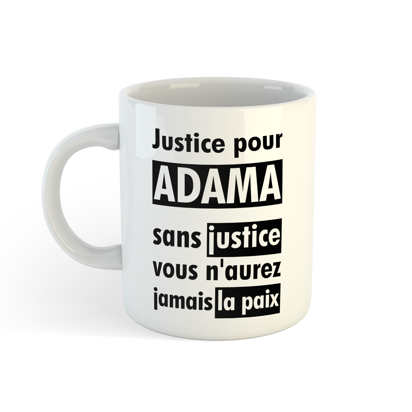 Mug Justice pour Adama