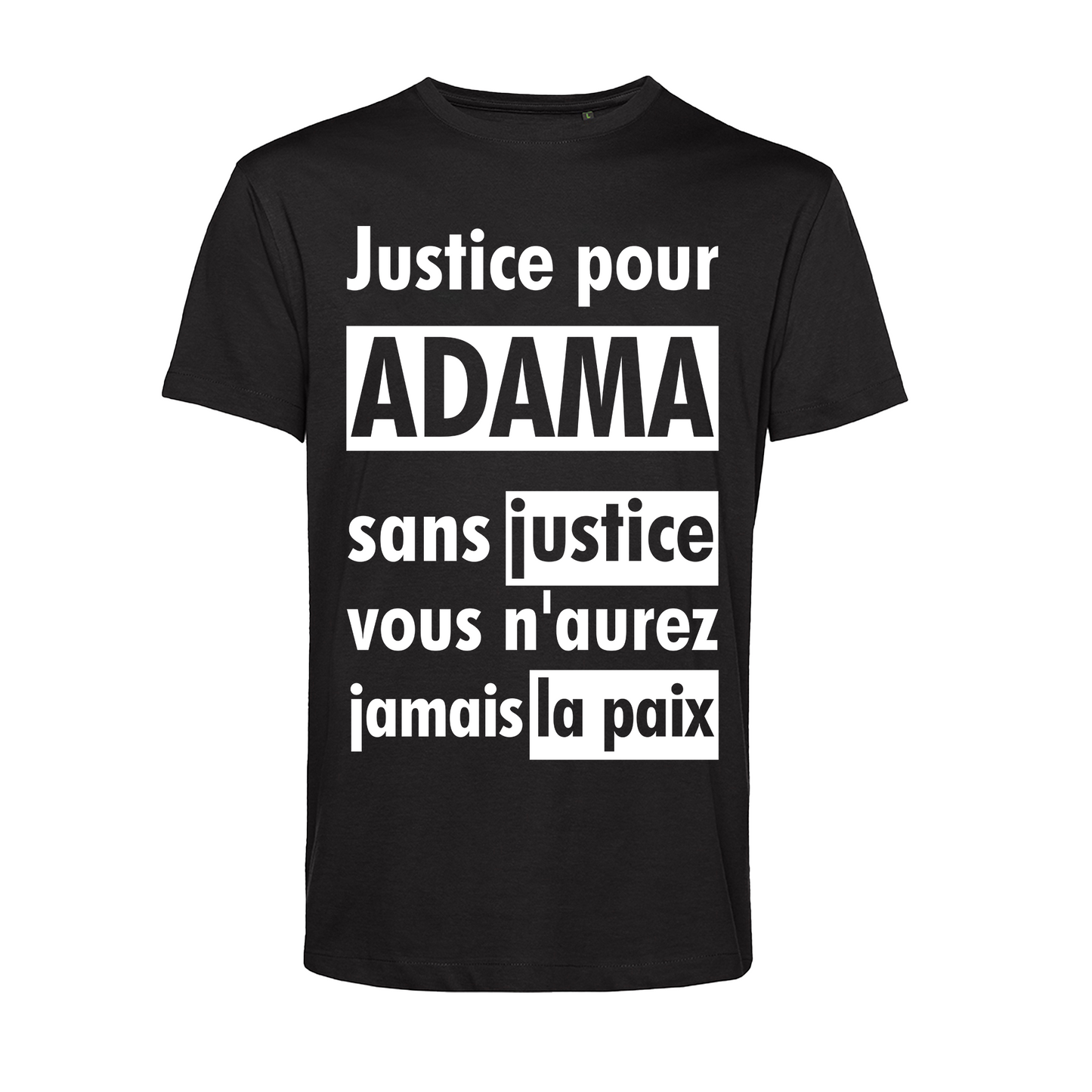 T-shirt regular Justice pour Adama