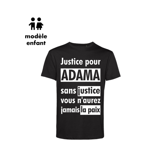 T-shirt enfant Justice pour Adama